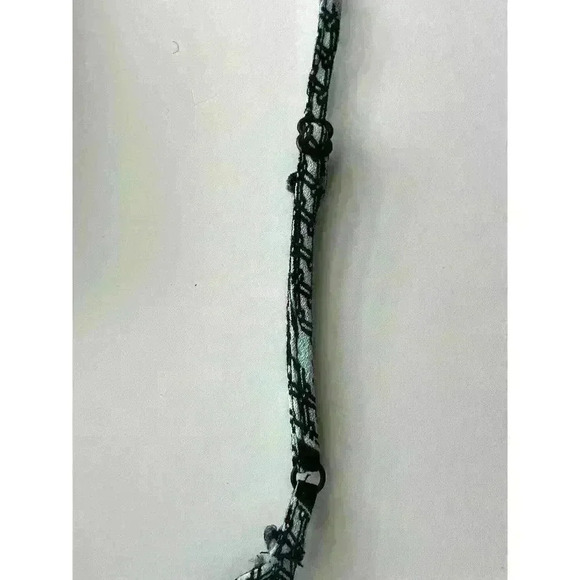 Chelsea 28 Sz LRG Purple Aqua Print Tank Romper Shorts Adjustable Straps Pockets - Picture 12 of 14